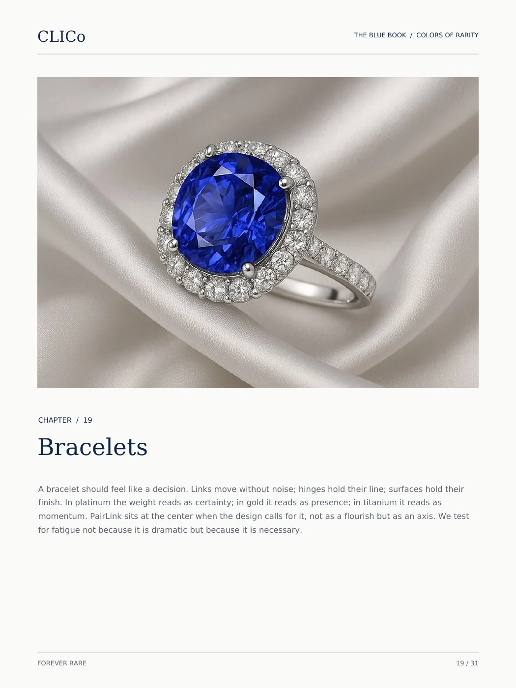 CLICO Blue Book page 19: Bracelets